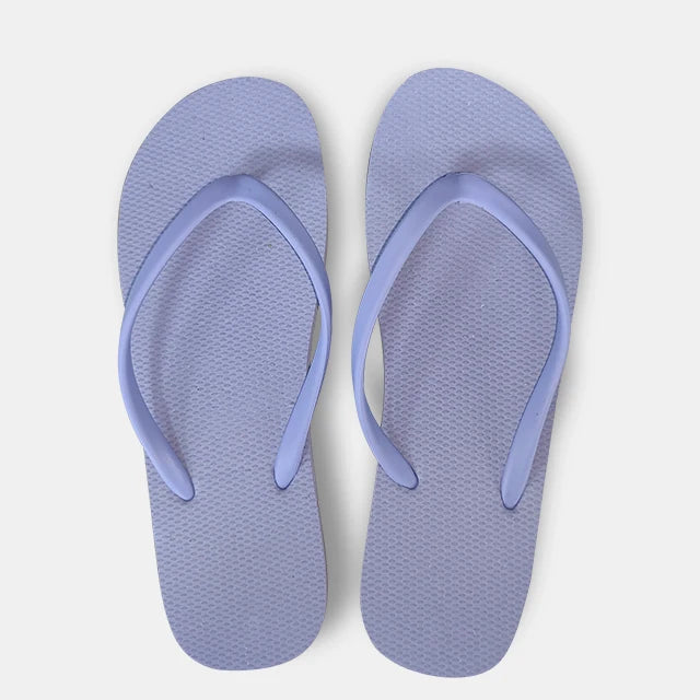Ladies Mixed-Colour Non-Slip Waterproof Soft Rubber Flip-Flops Women's Beach Sandals for Spring Season