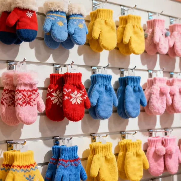 Wholesale Factory Direct Sales of Children's Gloves 100+ Styles of Mittens, Full-coverage Gloves, Half-coverage Student Gloves