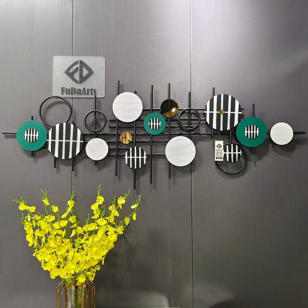 150X56CM Luxury Modern Metal Handicraft Art Decorations Living LIVE ROOM Wall Decor Hanging Home Hotel Wholesale Dropshipping