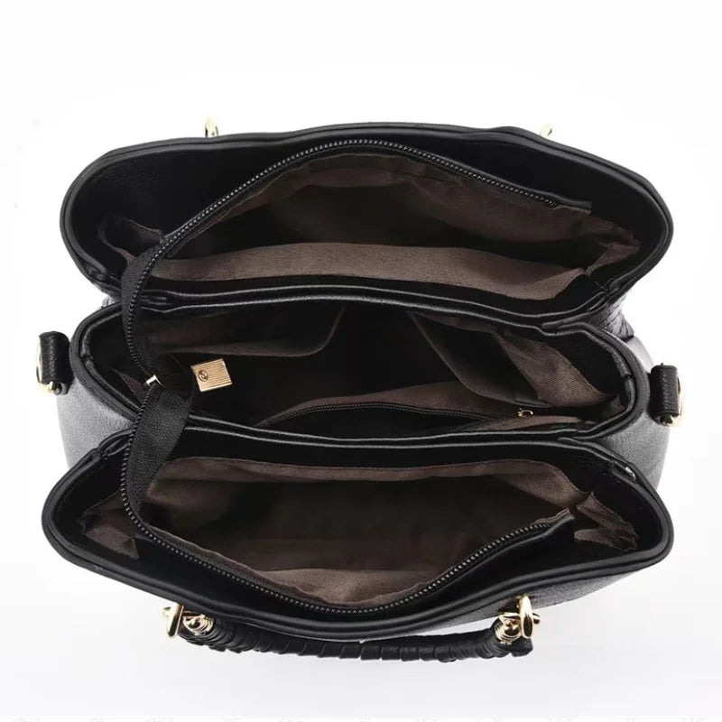 High-capacity Leather Messenger Bag Luxury Ladies Hand Bags Womens Handbags Shoulder Handbag Product