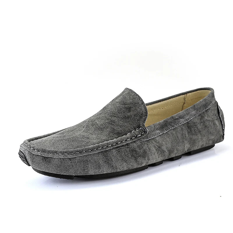 Men's Loafers Driving Shoes Moccasin Gommino Penny Loafer Flats Leather Low-top Slip on Pull on Handmade Light Weight