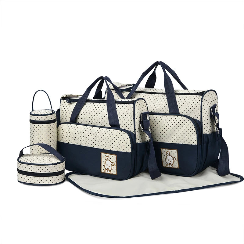 Fashion Multifunctional Mommy Bag Large Capacity Waterproof Wet and Dry Separation Diaper Bag Light and Easy to Hold Mommy Bag