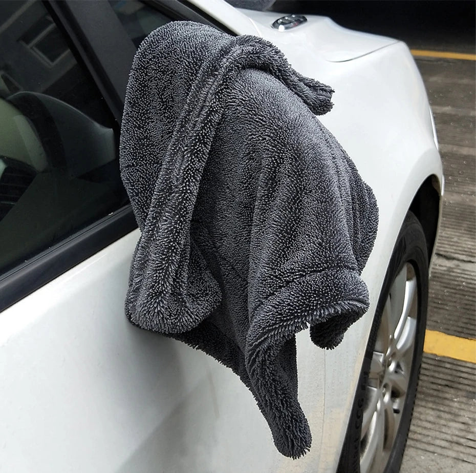 Microfiber Car Cleaning Towel 1200GSM Double-Sided Ultra Absorbent Car Wash Cleaning Cloth Soft Scratch Proof/Lint Washing Towel