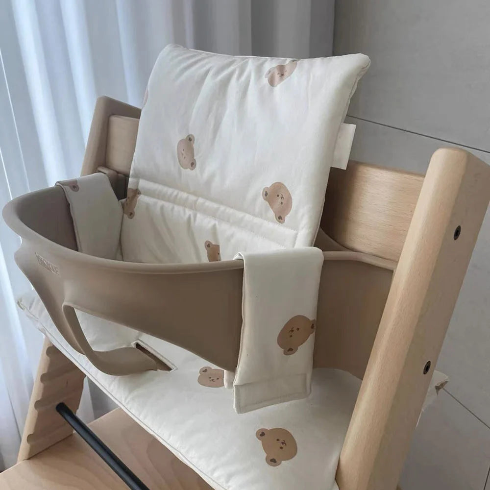 Hot Selling  Baby Back Cushion Seat Cushion Baby Eating Anti-slip Chair Stokke Tripp Trapp Cushion High Chair Seat Pad