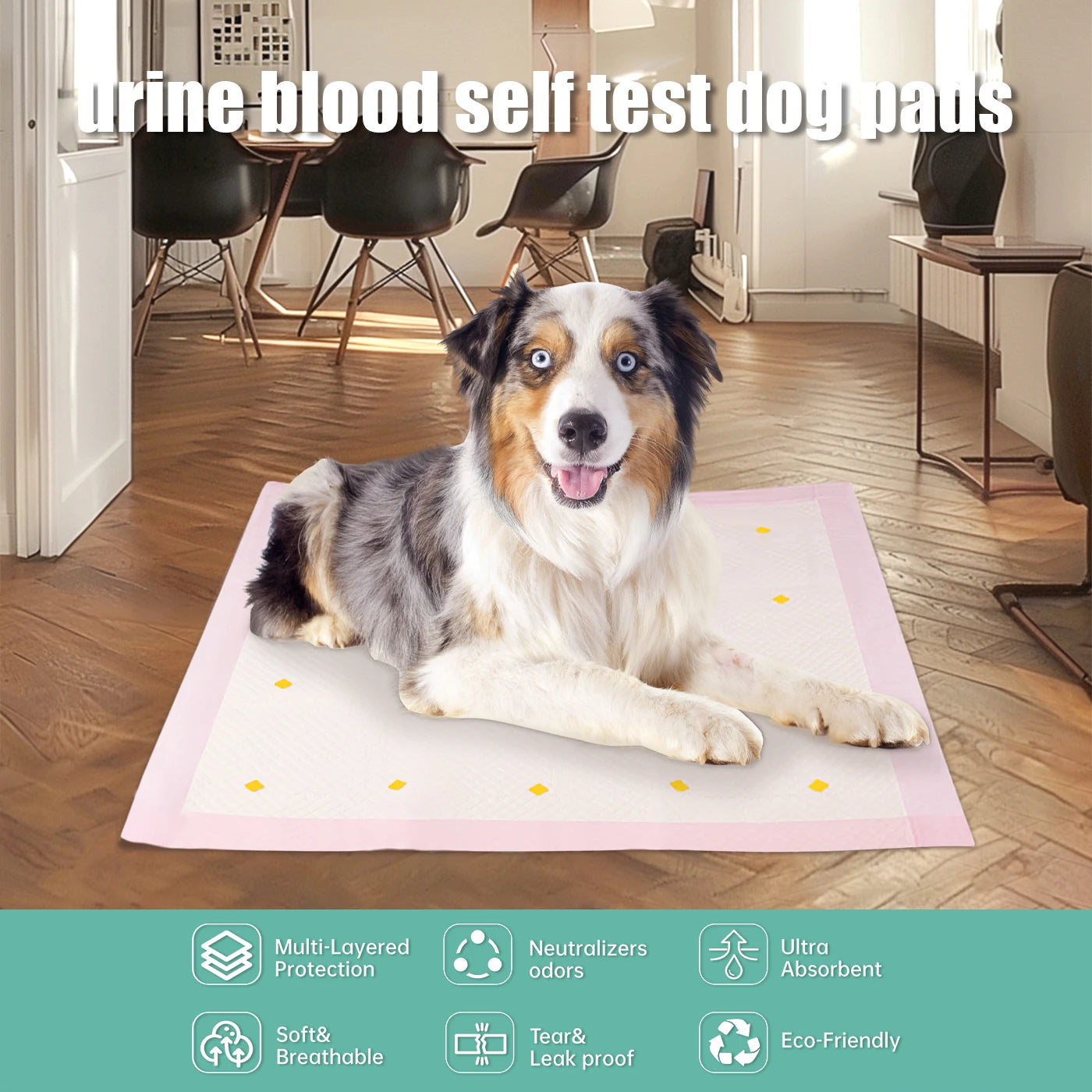 FCJ Dog Detection Urine Pad Custom Sap Weight for Pet Training Puppy Pee Pad for Cats Cleaning Function Made Paper Cloth Bamboo
