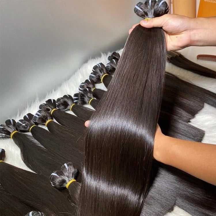 Factory Wholesale Vietnam Bone Straight 40inch Raw Vietnamese Bundles Brazilian Virgin Human Hair Vendor