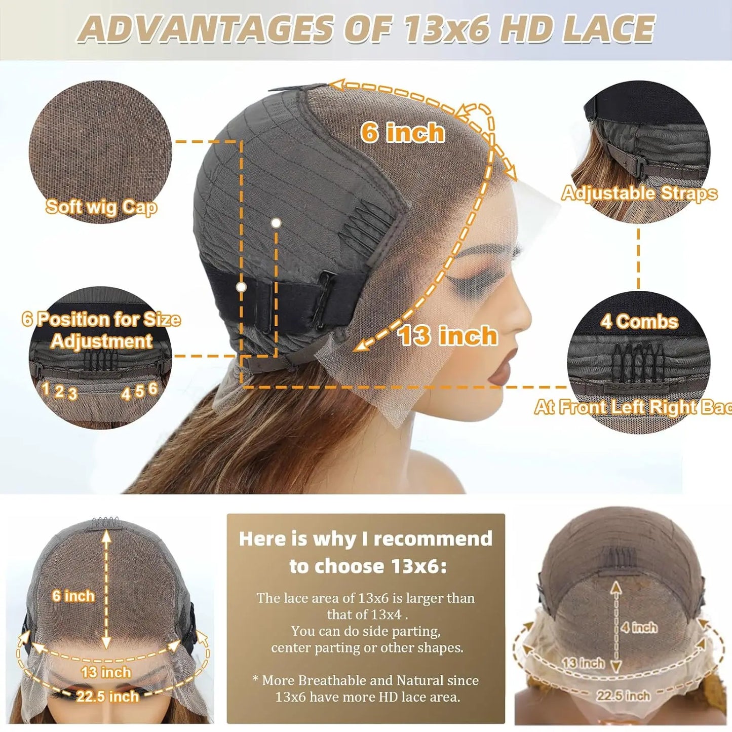 Wholesale Raw Human Hair Ginger Body Wave Wig 13x6 hd Human Hair Lace Front Wig 180% Brazilian Lace Frontal Wig for Black Women