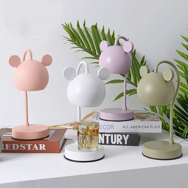 Cute Korean Room Decor Cartoon Candle Warmer Lamp Aroma Lamps Bedside Table 110-230V Melting Indoor Lighting Lights