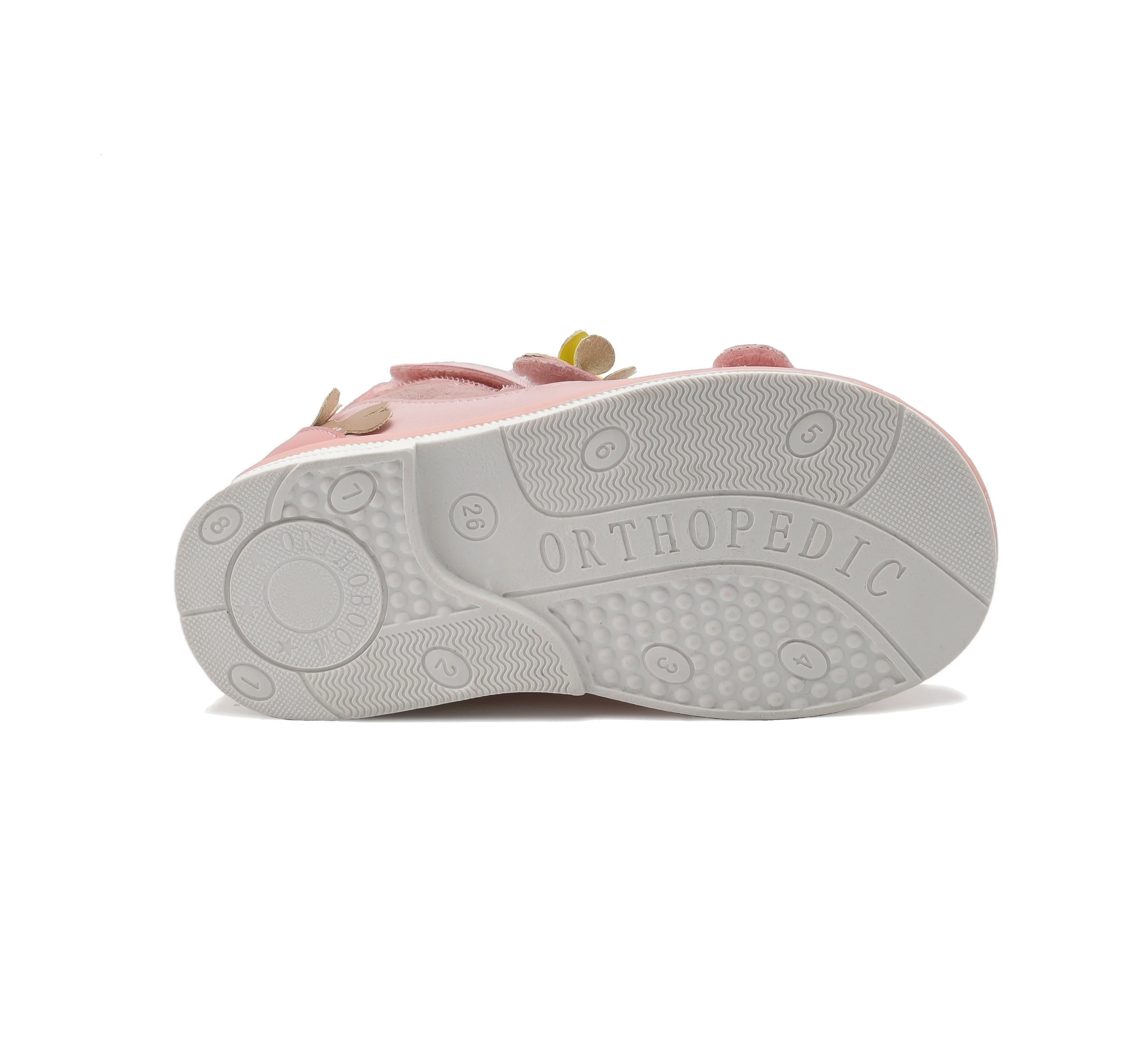 Princepard Pink Fashion Girls Thomas Sole Orthopedic Arch Support Sandals for Flatfoot & Clubfoot Correction Summer Kids Shoes