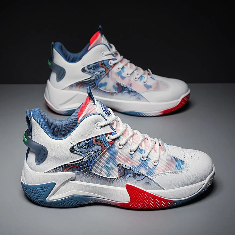 Y Men's Shoes Breathable High-Top Sneakers Casual Running Walking Style Sports Trend Sneakers