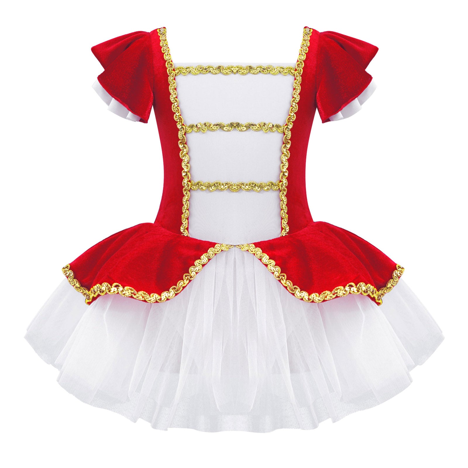 Kids Girls Children Dancer Ballet Dance Dress Gymnastic Leotard Tutu Princess Dress for Stage Performance Clothes Christmas Gift