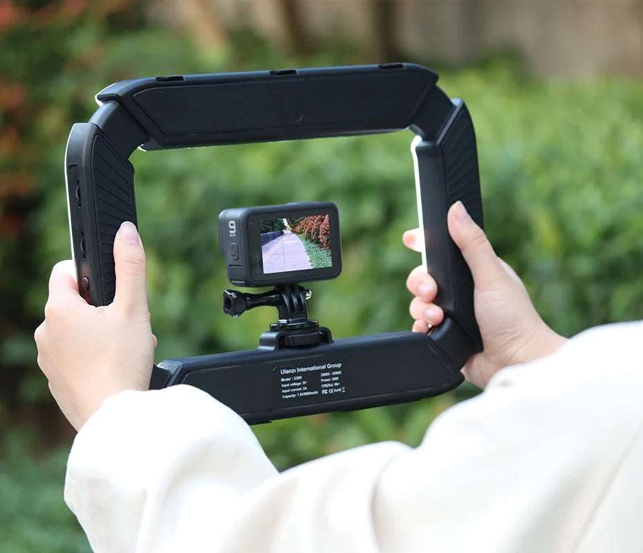 Ulanzi U-200 Ring Light Photography Led Video light BI-color Camera With phone clip cold shoe for Youtube Live Rig lamp