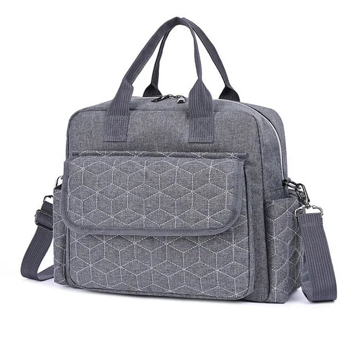 Leisure Multi-function Oxford Waterproof Mommy Bag Large Capacity Diaper Bag OEM Customized Organizer Logo Style