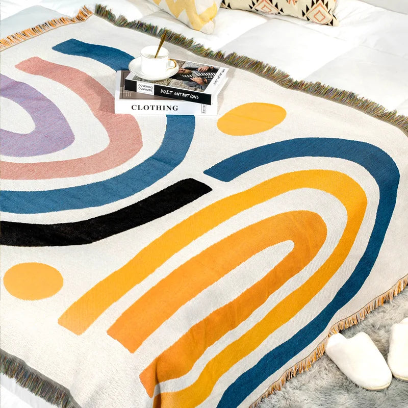 Home Textiles Dynamic Color Custom Blankets Tapestry with Wholesale Price