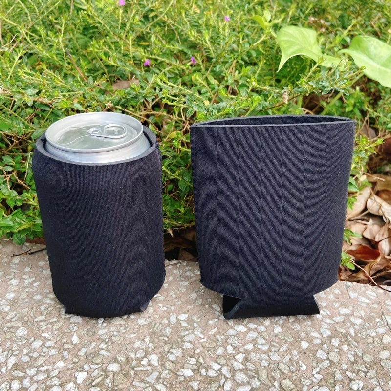 Foldable Custom Beach BBQ Insulated Blank Reusable Neoprene Beer Drink Coozy Cozy Christmas Gift 330ml 12oz Beverage Can Cooler