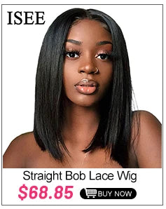 Straight Headband Wig Human Hair Wigs 180% Density Brazilian Straight Hair Wig ISEEHAIR Full Machine Made Wig For Black Women