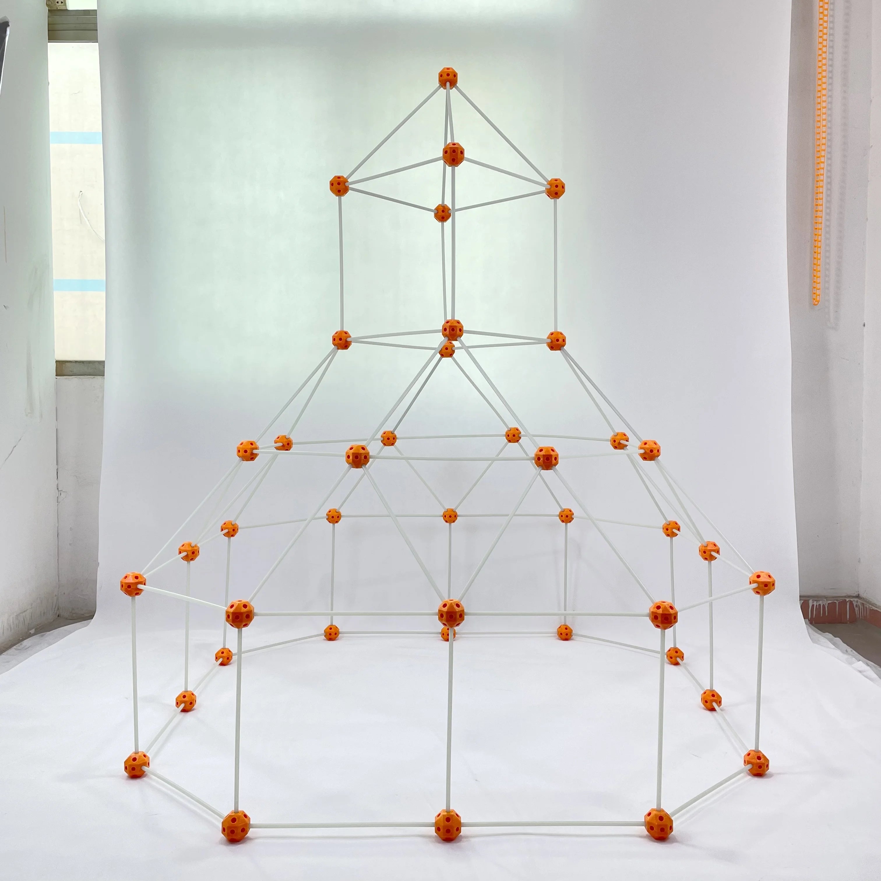 Children Build Fort DIY Construction Toys That Can Glow in the Dark by 100pcs  Fort Building Kit