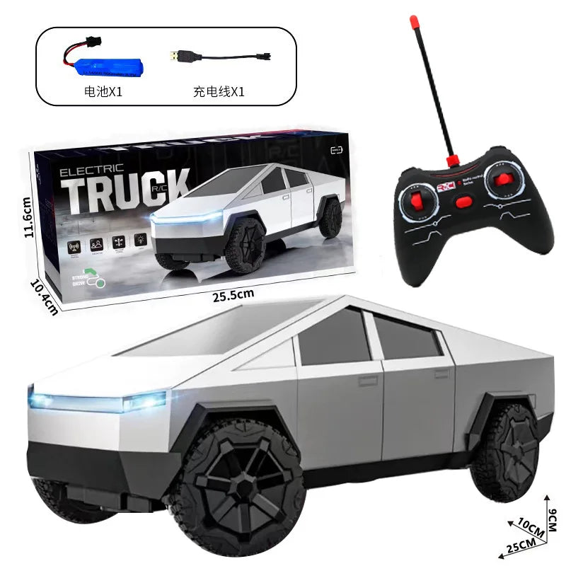 High Quality 1 16 RC Metal Road Touring Vehicle USB Cable Remote Assembled Control Toy Car Simulation Pickup Truck Model for