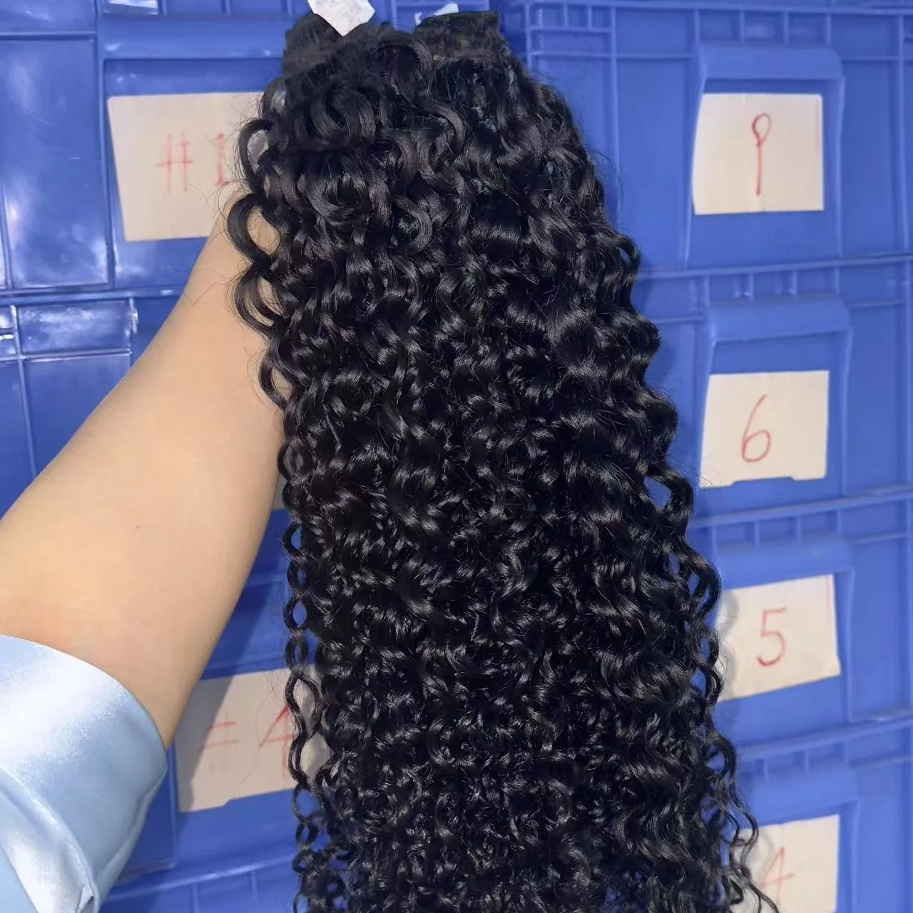 Wholesale Burmese Raw Kinky Curly Hair Weave Bundles Unprocessed Raw  Hair Loose Deep Water Wave Human Hair Bundles