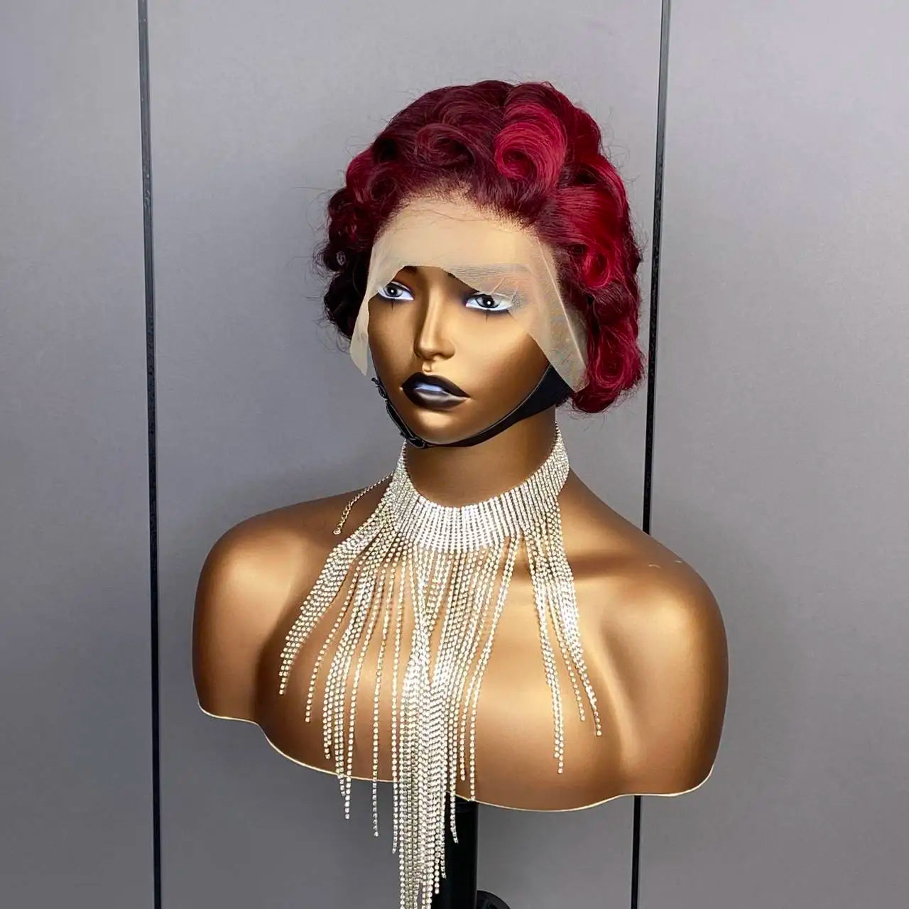 New Pixie Cut Short Curly Human Hair Wig 13x4 Lace Front Wigs Brazilian Bob  Preplucked Natural Hairline Full Frontal Wig