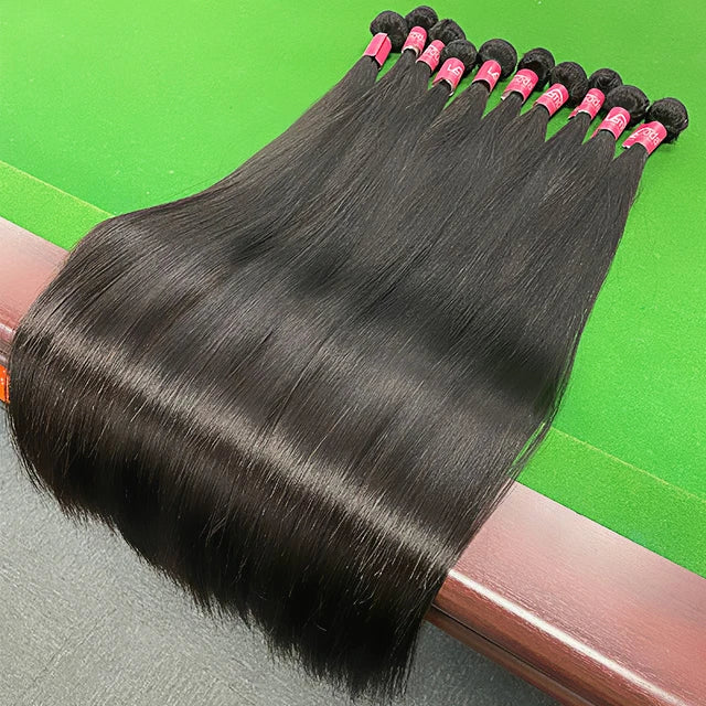 Wholesale High Quality Human Hair Weave Virgin Brazilian Straight Cuticle Aligned Hair Bundles 100 Unprocessed Remy Hair Bundles