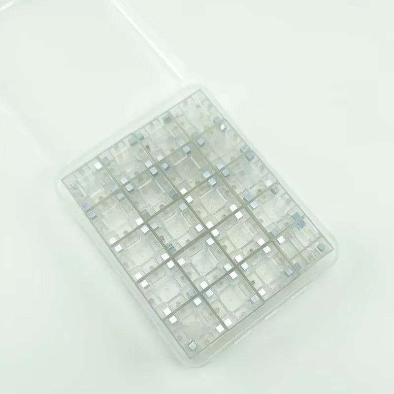 Elementary School Educational Stacking Toys 2cm Transparent Solid DIY Plastic Force Magnet Cube Geometry Square Math Teaching