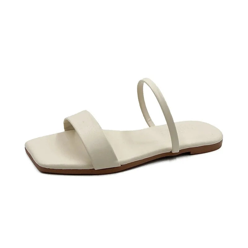 Thick Soled Sandals for Women's New Year Summer High Heels Fish Mouth Women's Shoes, Soft Leather Height Increasing Sponge Shoes