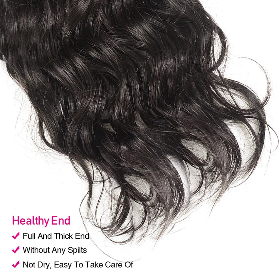 UNice Hair 26 Inch Unprocessed 10A Brazilian Remy Hair Natural wave 3 Bundles 100% Human Hair Bundles 1/3/4 Pieces Remy Hair