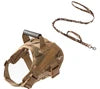 Adjustable Explosion-proof Outdoor Pet Tactical Service Dog Training Harness Vest Set with PVC Grip Handles