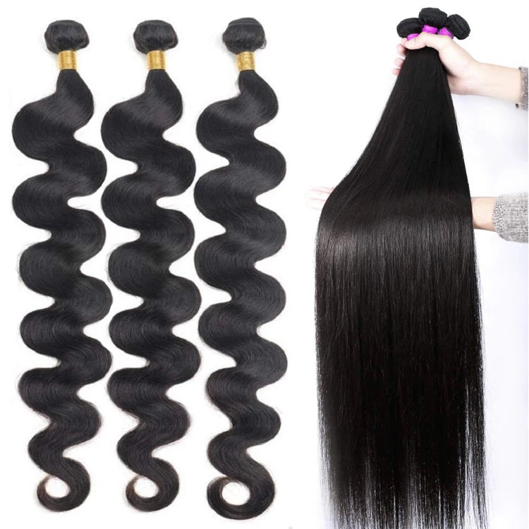 Directly Factory Price Unprocessed Virgin Human Hair Weaving Mink Brazilian Cuticle Aligned Human Hair Bundle