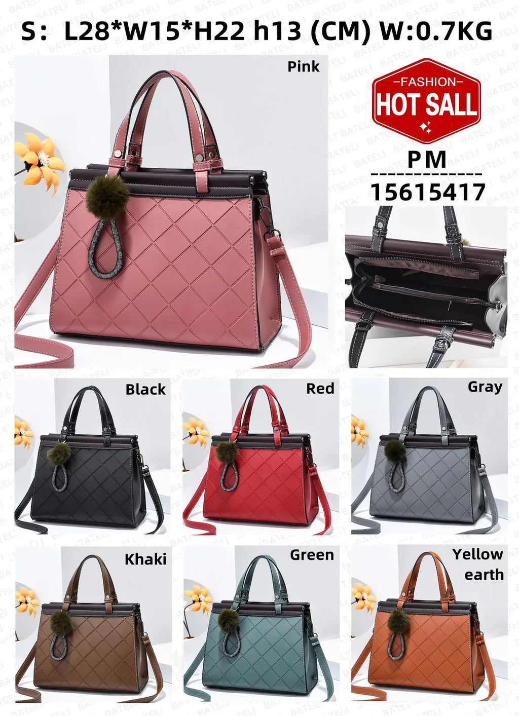 New Black Handbag Metal Handbag Tags Cheap Price Hand Bags Handbags