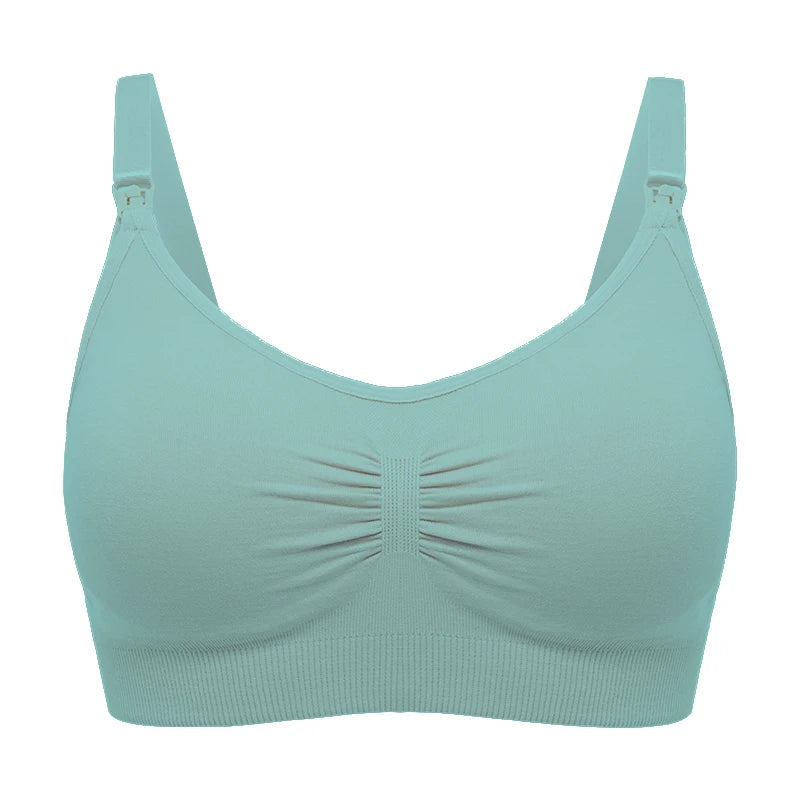 plus Size Seamless Nursing Bra for Women Breathable Maternity Push up Front Closure Underwear Adjustable Straps Wire-Free