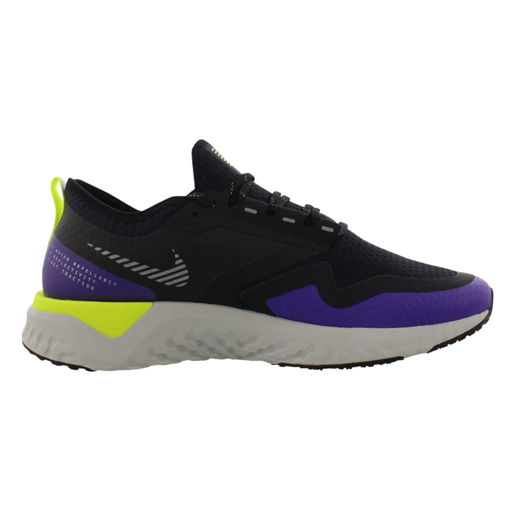 For Women's Odyssey React 2 Shield Sneakers Black/Metallic Silver/Purple Size 6 Spring Summer Sport Style EVA Mesh Vietnam