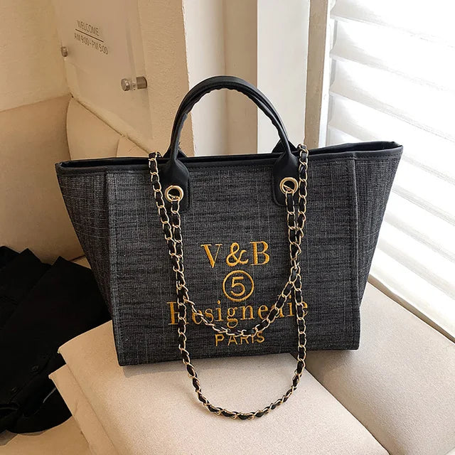 Handbags Women's Bag Shoulder Crossbody for Designer Messenger Large Luxury Female Portable Zipper Canvas Girl Tote Bags