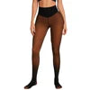 Drop Shipping Viral Waist Snatch Fleece Tights Tummy Control Winter Pantyhose Legging Semi-Sheer One-Seam Magic Shapewear Tights