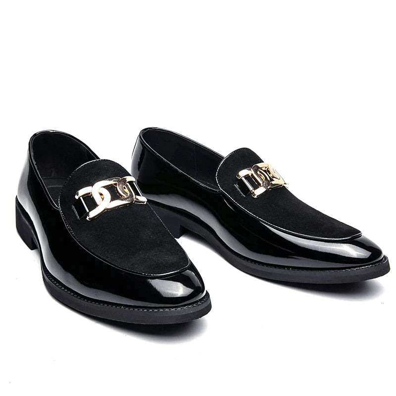 Size 37-44 Faux Suede Durable Fashion Design Lightweight Summer Casual Men Wedding Dress Shoes
