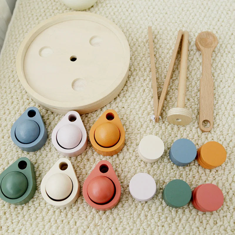 Montessori Toys Educational Wooden Kids Toys Math Teaching Aids Color Classification Math Toys Best Gifts for Children