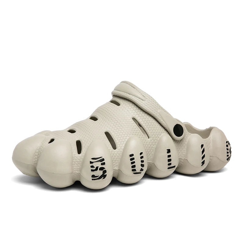 Logo Custom DIY Present Shoes Men's New Light Weight EVA Soft Clogs Garden Shoes Beach Outdoor Slippers for Men