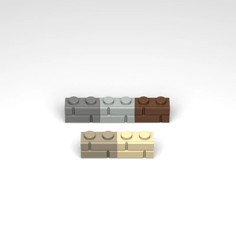 Masonry Profile Bricks Set Plastic ABS Building Blocks Construction Toy for Wall Building Diverse Bulk Toy Kit Compatible Major
