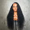 Wholesale Kinky Curly Real Virgin Cuticle Aligned 100% Brazilian Human Hair Wigs Glueless Transparent Lace Front for Black Women