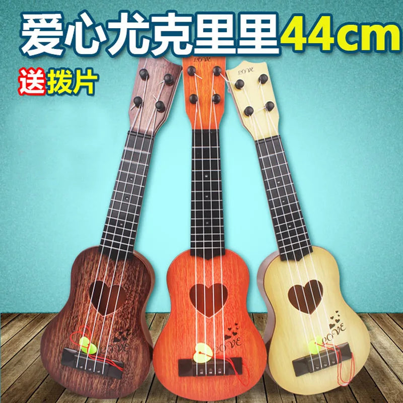 Multi Colors Simulation Ukulele Children's Simulation Guitar Can Play Enlightenment Puzzle Instrument Music Toy
