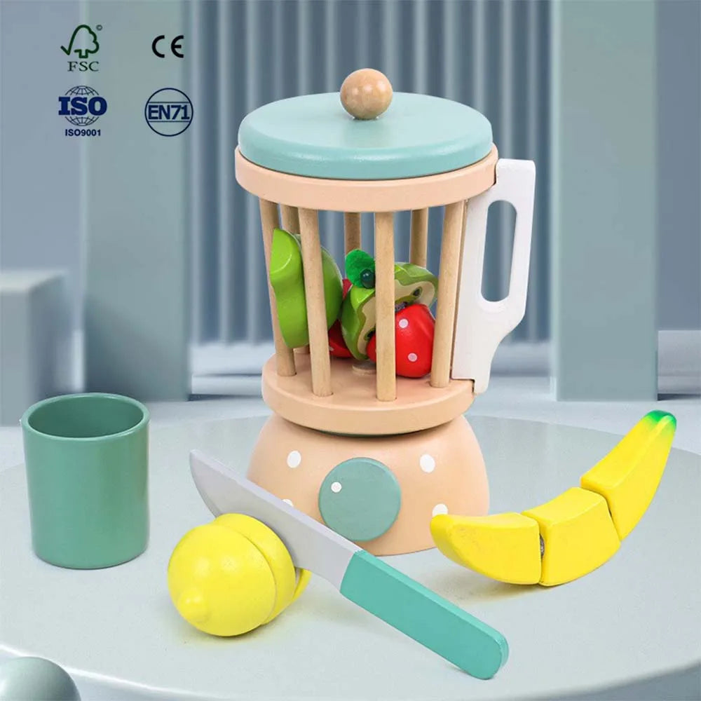 Children's Simulation Dessert Shop Ice Cream Ice Cream Tea Set Sales Shop Boys and Girls Play Home Wooden Toys