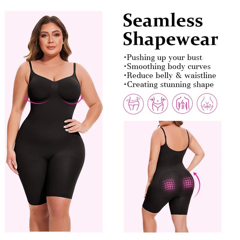 Dropship SEAMLESS Postpartum Abdomen Shapewear Short Mid Thigh Slimming Body Shaper for Women Tummy Control Slimmer