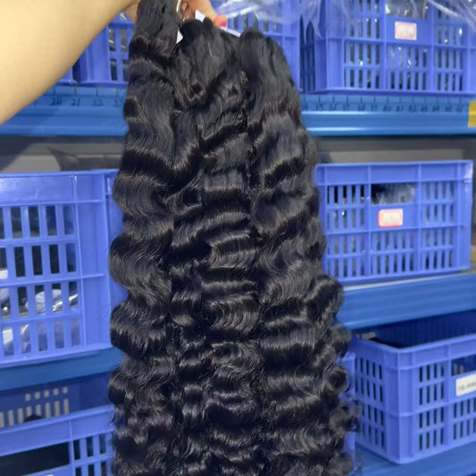 Unprocessed Luxury Human Hair Extensions Vietnamese Raw Hair Bundle Kinky Burmese Curly Vendors Best Quality