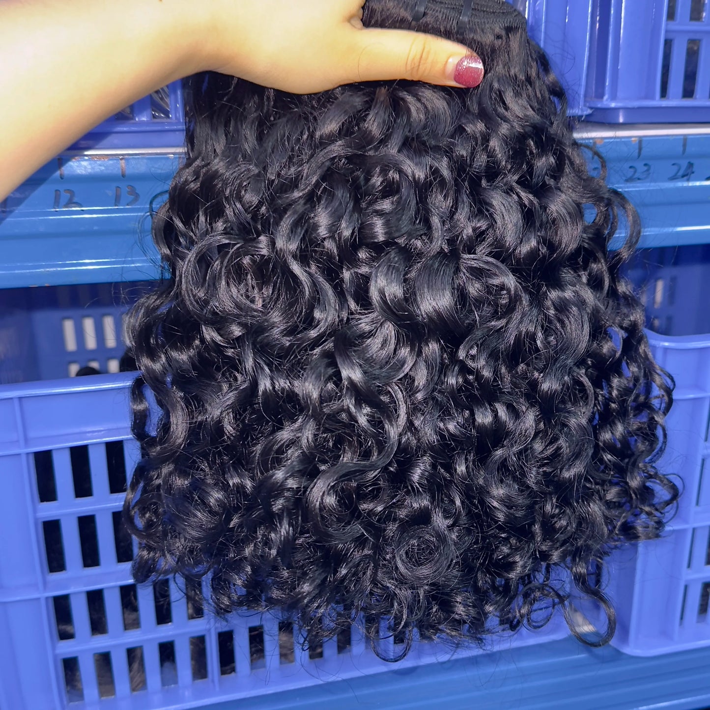Wholesale Burmese Raw Kinky Curly Hair Weave Bundles Unprocessed Raw Loose Deep Water Wave Human Hair Bundles