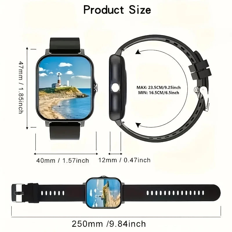 2025 Popular Smartwatch, Wireless Calling and Dialing, Various Sports Modes, Incoming Call Alerts and Rejection, Message