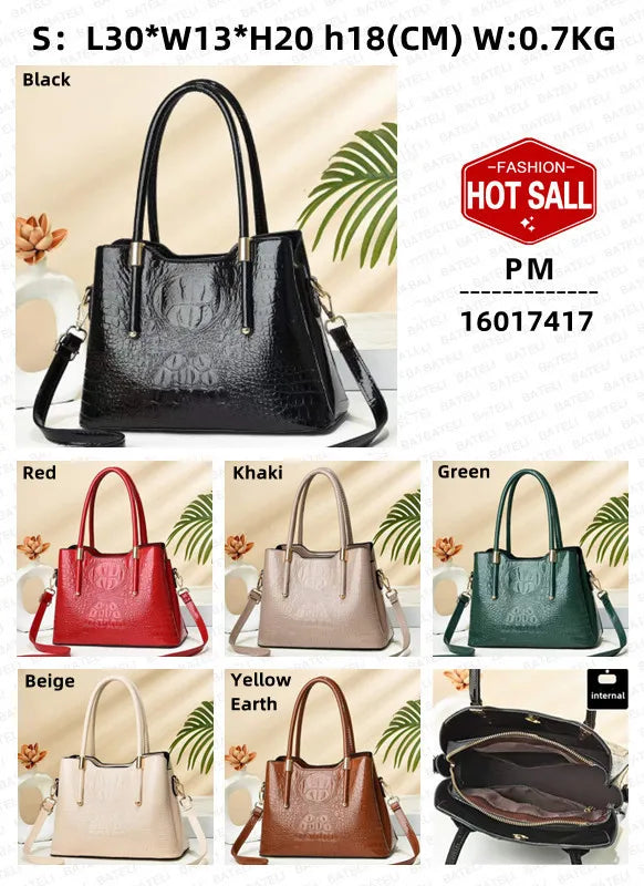 Customised logo Bags Women Handbags Ladies  Leather PU Tote With Zipper Large Capacity Handbags Ladies Bags Women Tote Bags