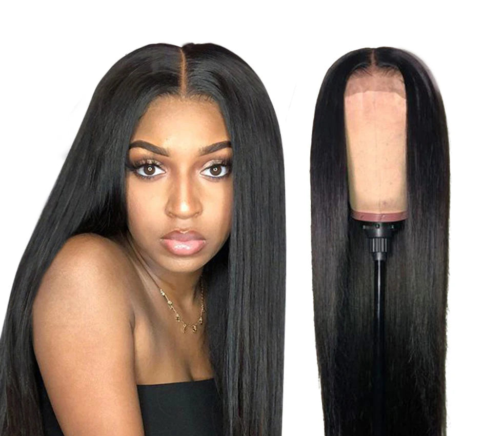 ISEE HAIR 250 Density Human Hair Wig Bone Straight Lace Front For Women Malaysian Straight 13x4 Lace Front Wigs Straight Wigs