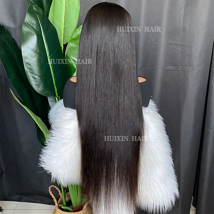 Wholesale Brazilian Indian Raw Vrigin Remy Human Hair Straight 13x4 HD Lace Frontal Wig