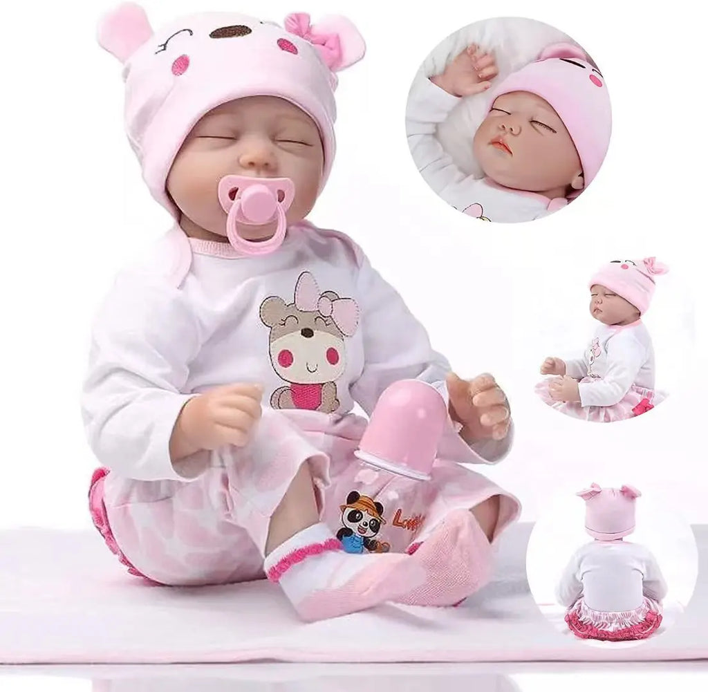HYrebornbaby Lifelike 22-Inch  Realistic Baby Doll Lifelike Baby Dolls Reborn Baby Doll